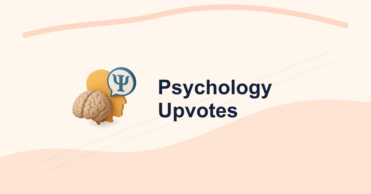 The Psychology of Reddit Upvotes: Why People Vote the Way They Do