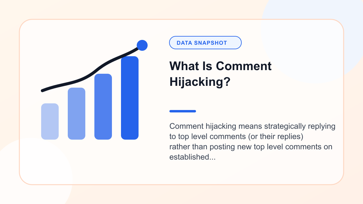 Chart showing what Is Comment Hijacking