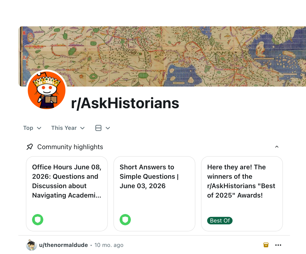 Live Reddit screenshot showing Writing Long Reddit Posts That Get Read